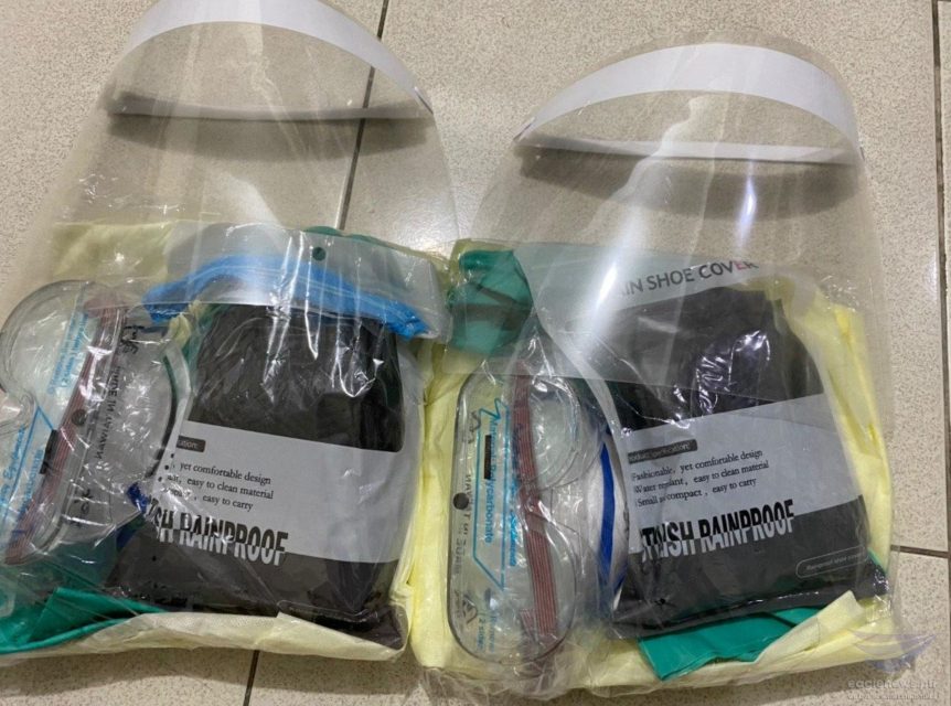 INC-donation-to-QC-01-862x640 A sample of the various types of personal protective equipment donated by the Iglesia Ni Cristo to the Quezon City government for medical and health care workers in various hospitals treating COVID-19 patients. (Eagle News Service)